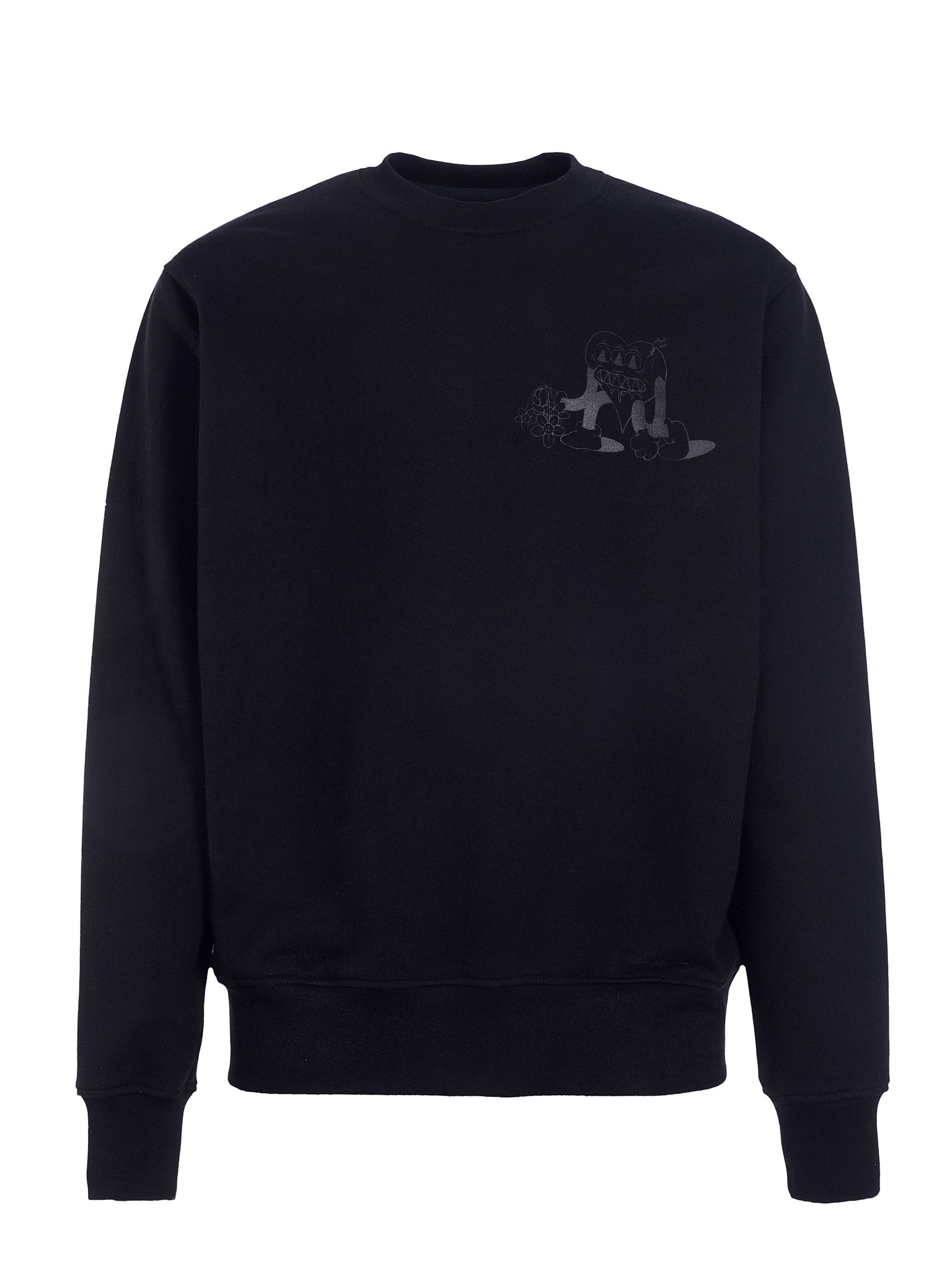 Tonal Fragile Heart Crew Neck
