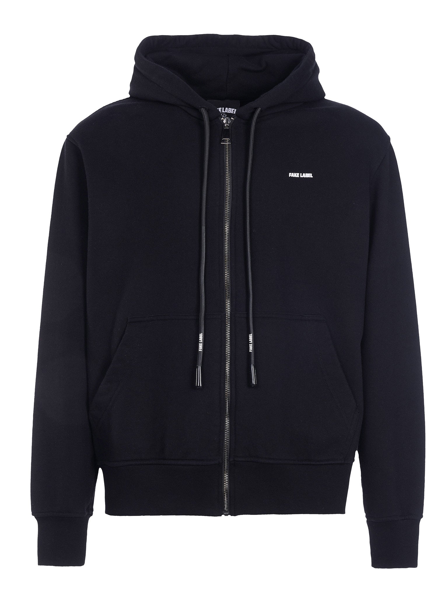Mini Label Zip Hoodie