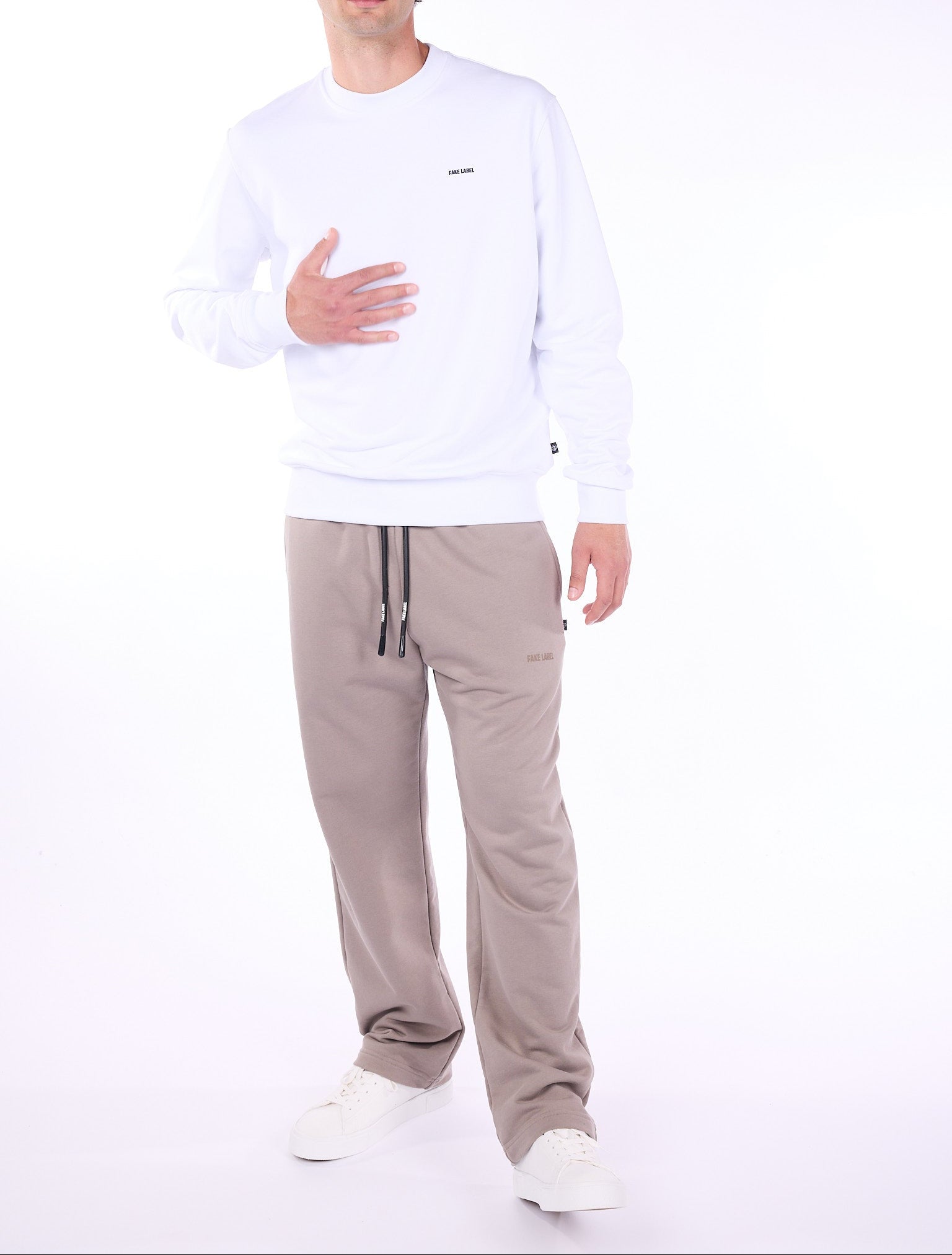 Mini Label Crew Neck